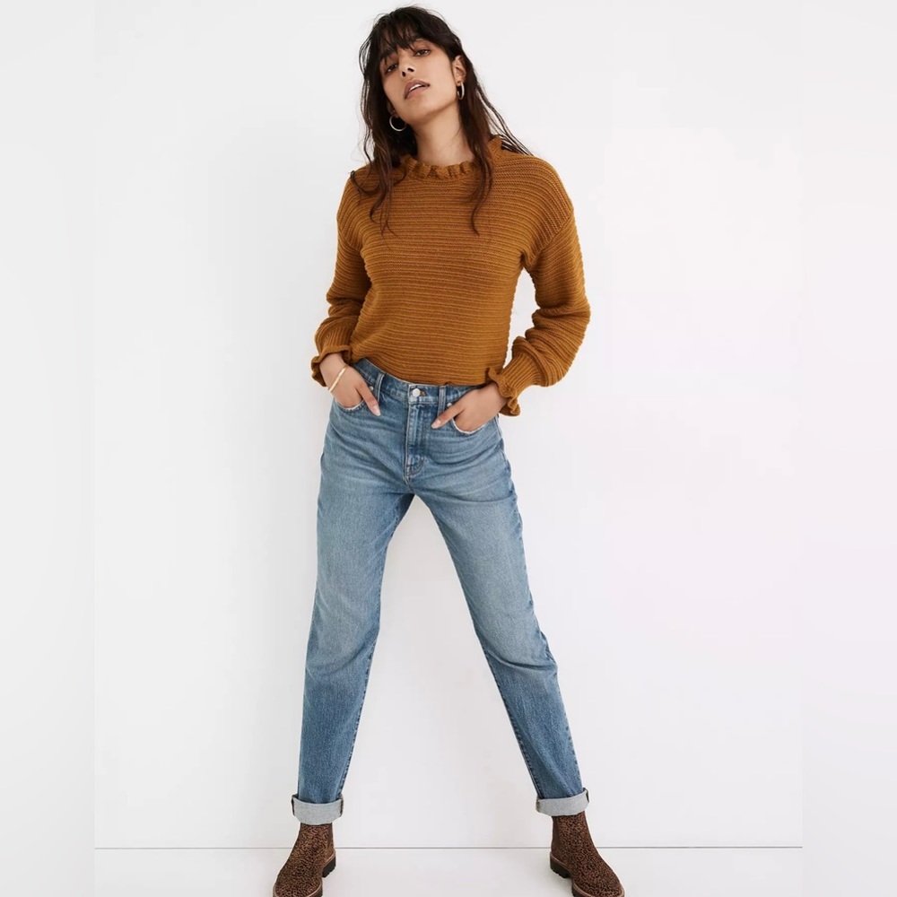 Madewell High-Rise Slim Boyjean - Neal Wash: TENCEL™ Denim Edition. Size 26.